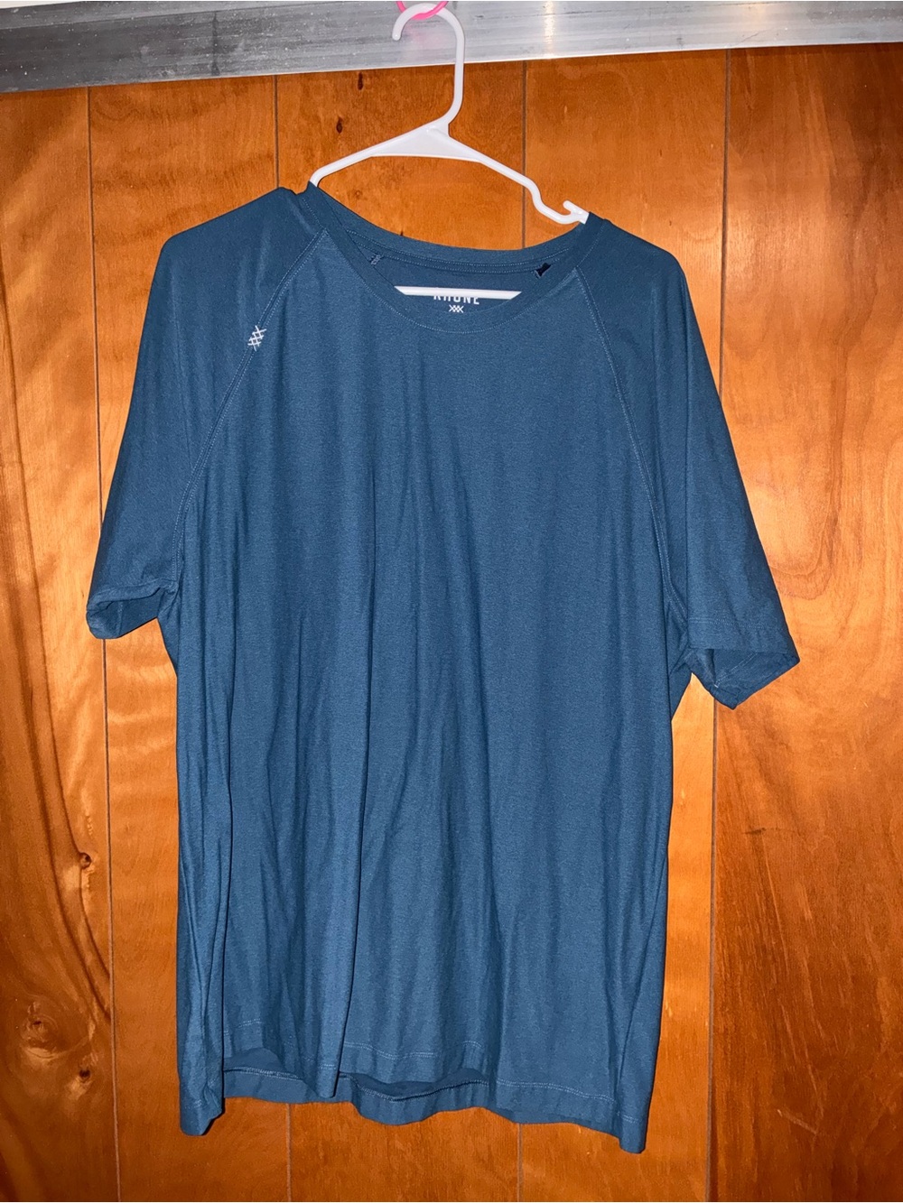 Rhône Men's Athletic Short Sleeve Shirt - Blue Sz XL
